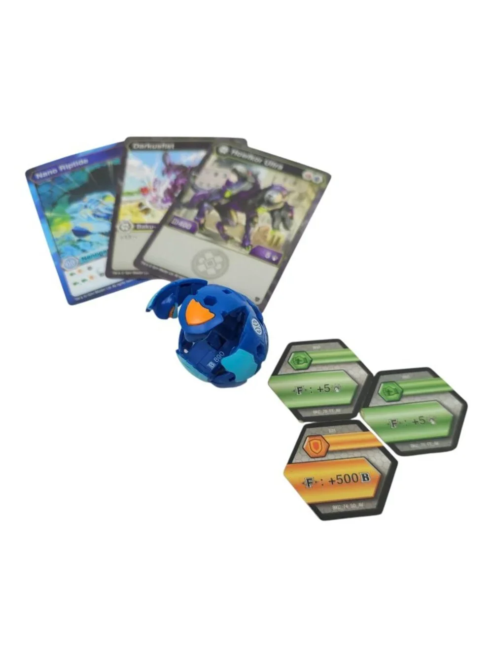 Bakugan Geogan Rising Aquos Behemos Action Figure Cards BakuCores Spin Master